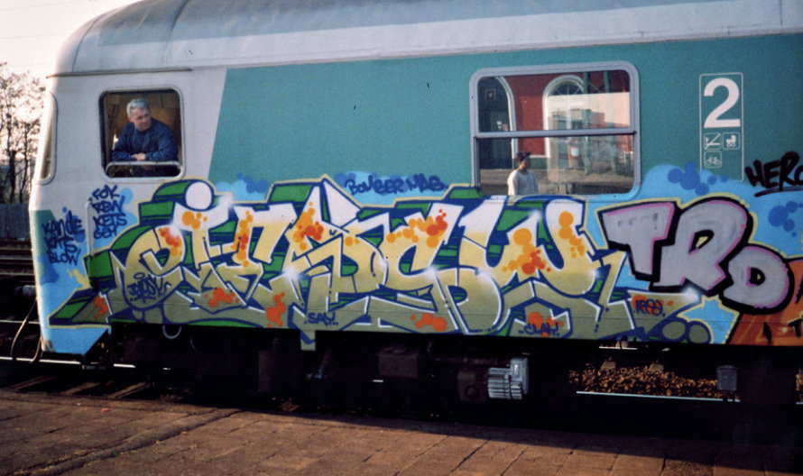 JEPSY Main-Neckar-Gebiet | 1996 | Spraylack auf Stahl