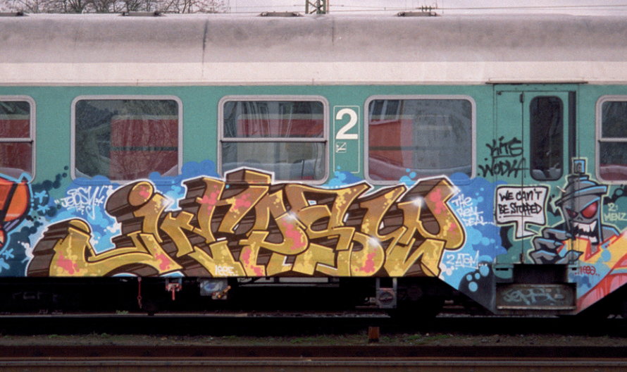 JEPSY Main-Neckar-Gebiet | 1997 | Spraylack auf Stahl