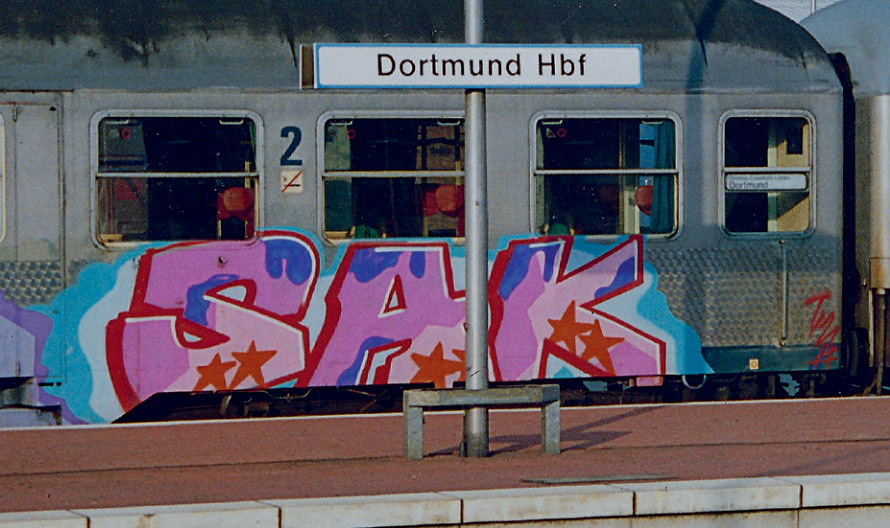 SAK Dortmund | Anfang 90er | Spraylack auf Stahl