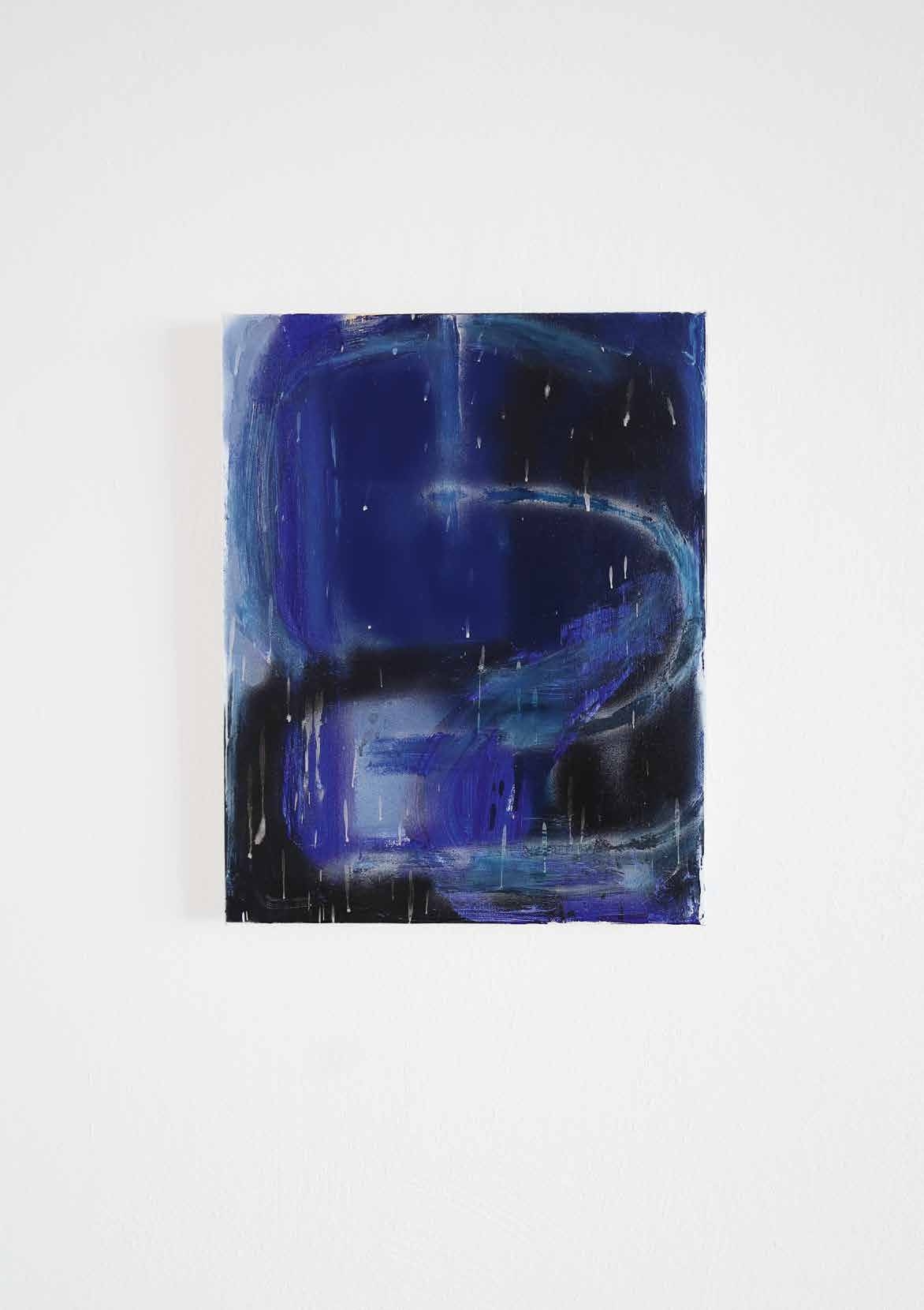 Nils Jendri - Unter Freiem Himmel | 50 x 40 cm | lacquer and arcrylic on canvas | 2025