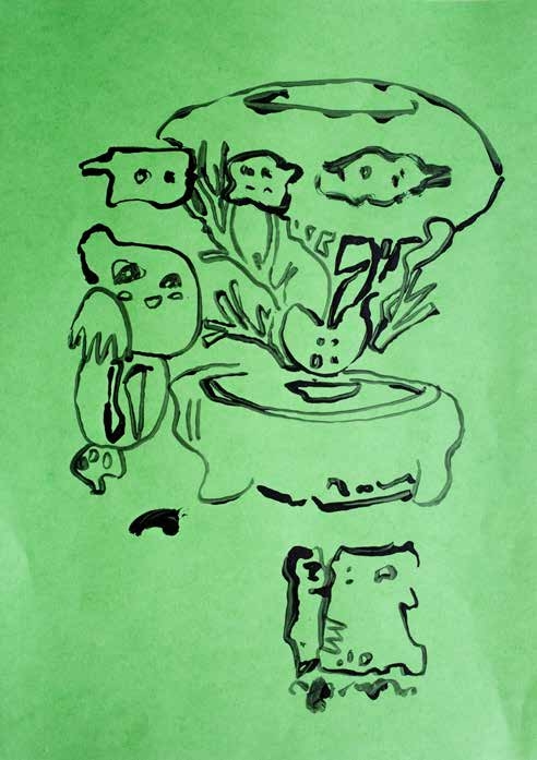 BUS126 - Instructions for Visiting Earth | 32 × 45 cm | ink on paper | 2026 BUS126 - Instructions for Visiting Earth | 32 × 45 cm | ink on paper | 2026
