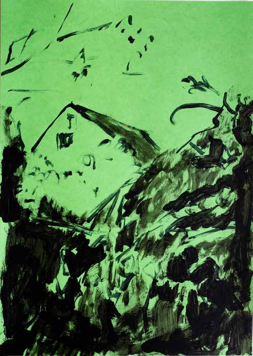 BUS126 - Instructions for Visiting Earth | 32 × 45 cm | ink on paper | 2026 BUS126 - Instructions for Visiting Earth | 32 × 45 cm | ink on paper | 2026