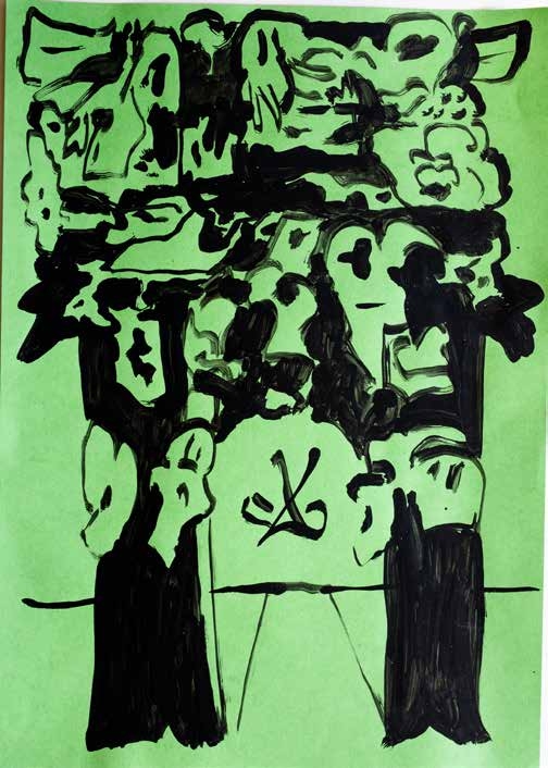BUS126 - Instructions for Visiting Earth | 32 × 45 cm | ink on paper | 2026 BUS126 - Instructions for Visiting Earth | 32 × 45 cm | ink on paper | 2026