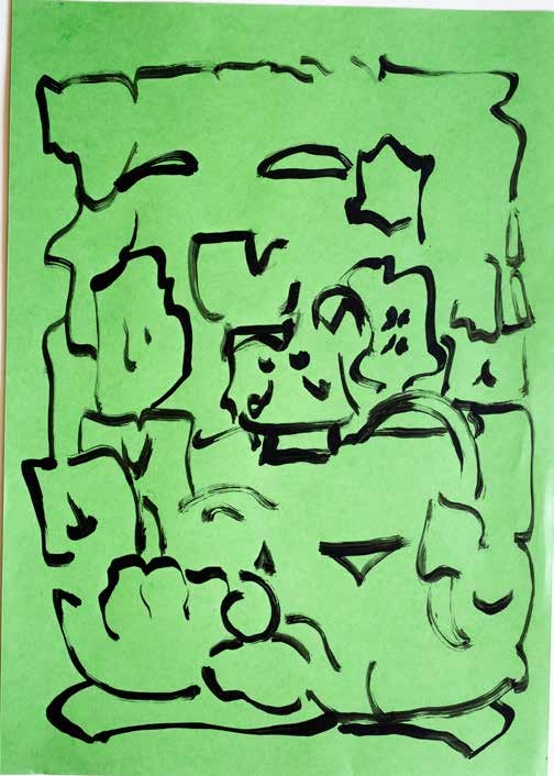 BUS126 - Instructions for Visiting Earth | 32 × 45 cm | ink on paper | 2026 BUS126 - Instructions for Visiting Earth | 32 × 45 cm | ink on paper | 2026